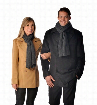 Unisex Cashmere Knitted Scarf