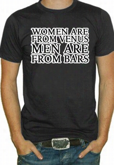 Women Venus Men Bars T-shirt