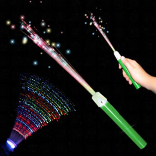 15 Nch Multicolor Led Fiber Optic Party Wand