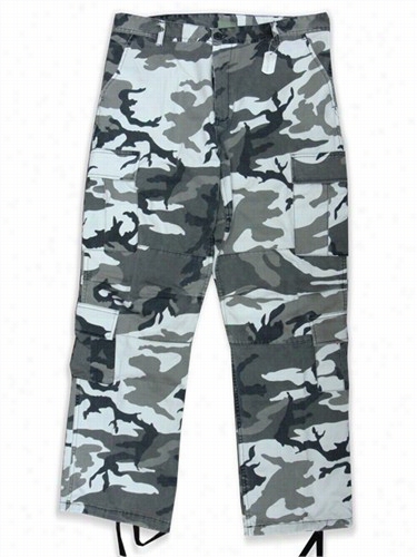 Bdu Paratrooper Army Cargo Fatigues (city Camo)