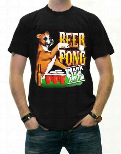 Beer Pong &quot;mark Your Country&quot; T-shirt