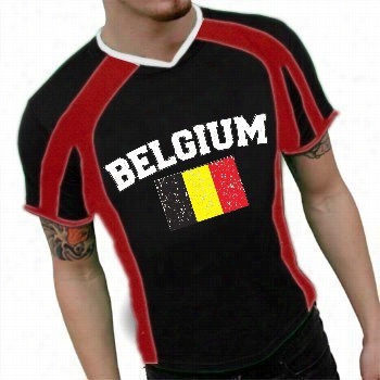 Belgium Vintage Flag International Sport Tee