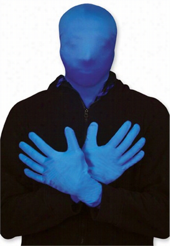 Blue Morph Mask And Glove Set