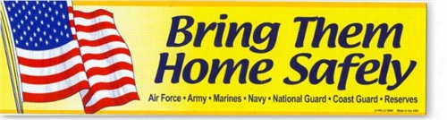 Bring Them Home Safely Bumper Magnet