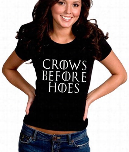 Crows Before Hoes Girl's T-shirt