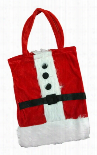 Deluxe Furry Santa Sui Tgift Sack