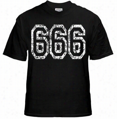 Distressed 666 Men's T-shurt