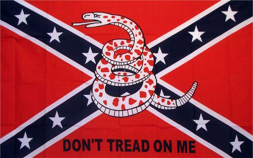 Don't Tread In C~tinuance Mme Confederate Flag (3'x 5')