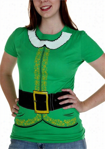 Elf Tuxedo Costume Girl's T-shirt