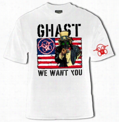 Ghast Uncle Ghast Wants You T-shirt (white)