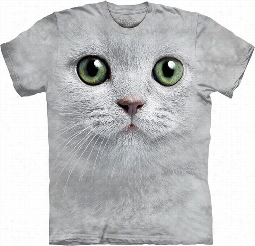 Gree Neyes Cat Distended Face Men's T-shirt