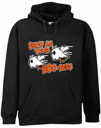 Halloween Shirts - Show Me Your Boo Bees Adult Hoodie