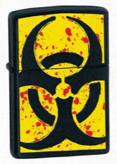 Hazardous Blood Spplatter Zippo Loghter