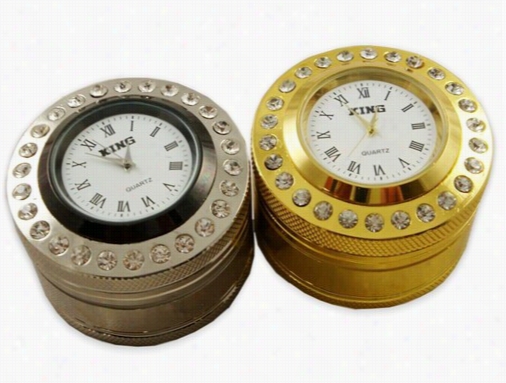 Herb Grinders - Kijg Clock Deluxe Herb Grinder