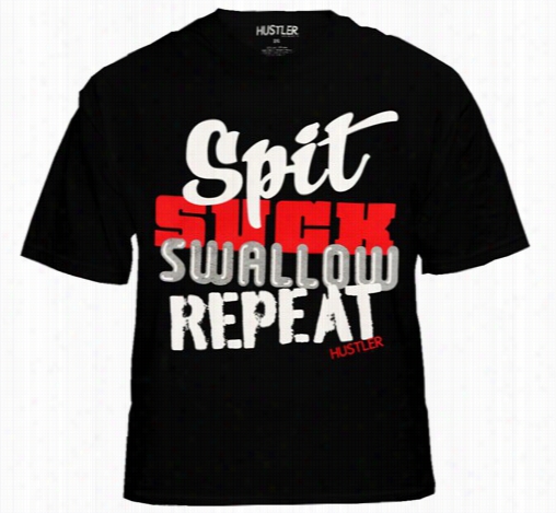 Hustle Rclothing &quot;repeat Suck&quot; T-shirt (blakc)