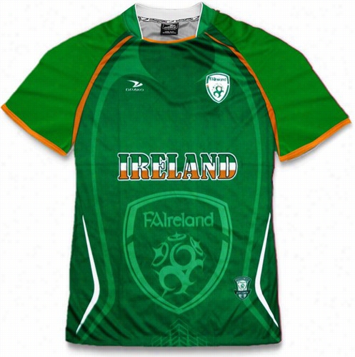 Ireland Faireland Pro Soccer Jersey :: Pro Fubtall Jersey (kelly Green)