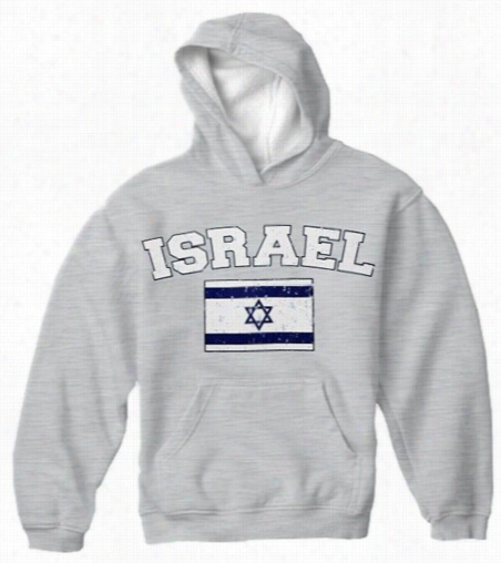 Israel Vintage Flag Internation Al Mens Hoodie
