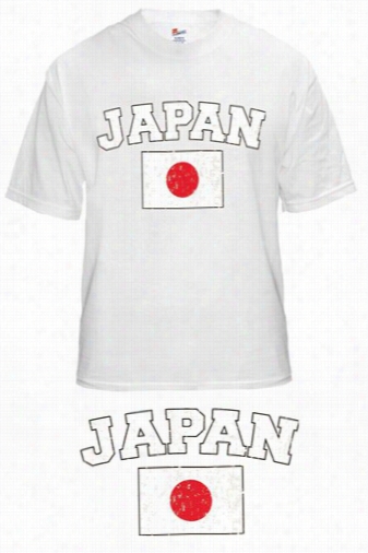 Japan Vintafe Flag International Mens T-shirt