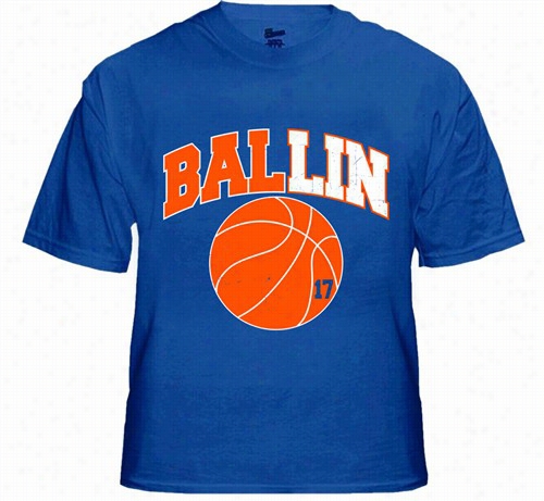 Jeremy Lin Basketball Bal-lin  Mens T-shirt