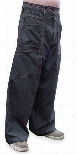 Kikwear Jeans - Kikwear Super Soft 28&quot; Wide Leg Pant (charcoal)