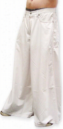 Kimwear Jeans - Kikwear Super White Deluxe 38&quot; Wide Legs