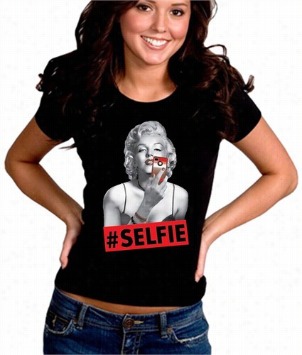 Marilyn Monrooe #selfie Girl's T-shirt