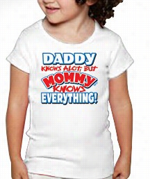 Mommy Knows Everything Kids T-shirt