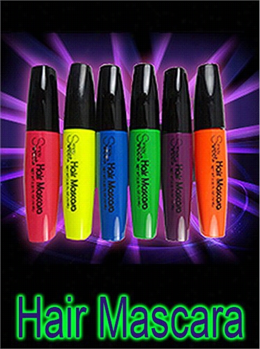 Neon Black Light Hair Mascara (individual Colors)