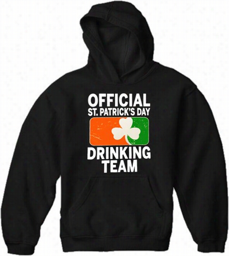 Official St. Patricks Day Drinking Team Adult Hoodei