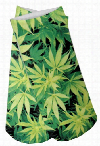 Photo Print Ankle Socks - Weed