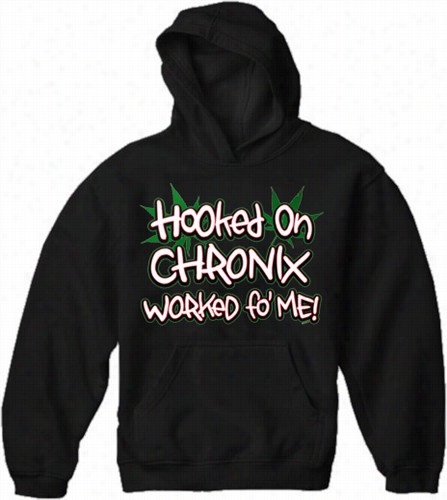Pot Head & Stoner Hoodies - Hooked On Chronix Men's Hoodie