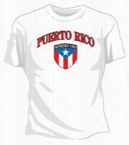 Pu Erto Rican Numero Uno Girls T-shirt