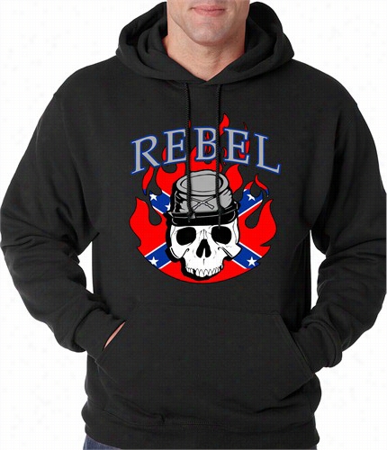 Rebel & Re Dneck Hoodie - Rebel Slldier  Sweatshirt