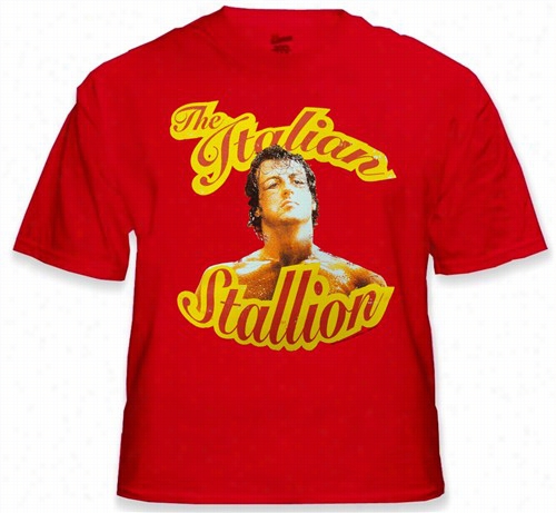 Rocky Balboa &quot;the Italian Stud-horse&quot; Vintage Movie T-sh Irt