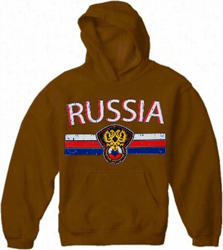 Russia Vintage Shield International Hoodie