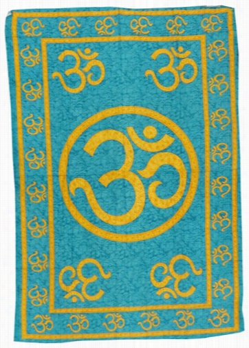 Sapphire Om Symbl Tapestry