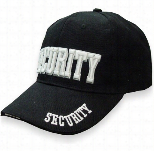 Security Baseball Hat (black)