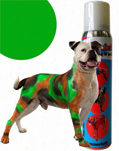 St. Ptarick's Day Green Pet Paint Colored Hair Spray