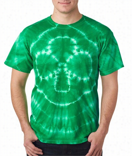 St. Patrick's D Ay Tie-dye Sh Amroc K Mens T-shirt