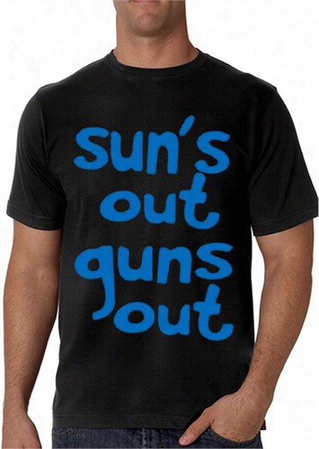 Suj's Out Guns Out Men's T-shirt