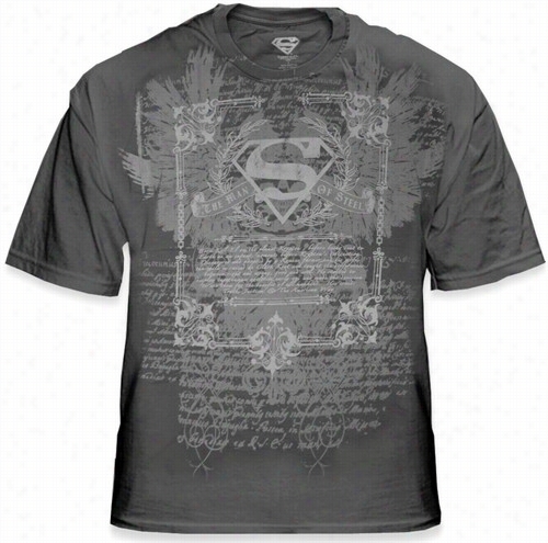 Superman &quot;creed Of Krypon&quot; T-shirt