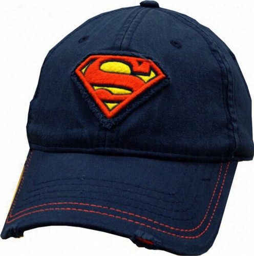 Superman Vinta Ges -shield Hat