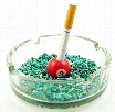 Billiard Ball Ash Tray Cigarette Snuffer