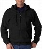 Zip Up Hooded Sweatshirt :: Premium Hoodie With Zipper (Black)