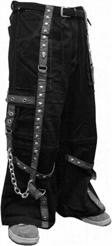 Tripp Nyc &quot;work~ Of The Gallows&quot; Bondage Pants