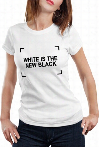 White Is The New Black Girl's T -shirt