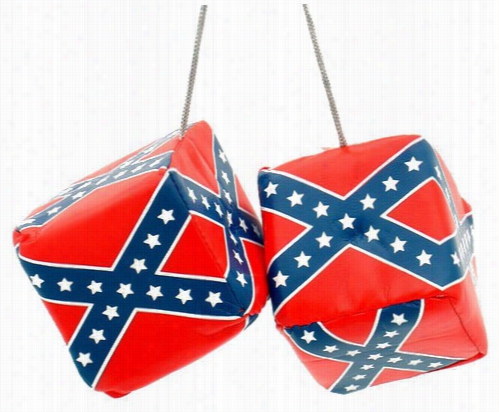 3&quot; Confederate Rebel Iris Hanging Dice