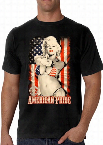 American Pride Sexy Marilyn Monroe Men's Tt-shirt