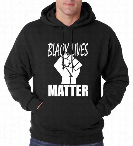 Mourning Lives Matter Fist Adult Hoodie