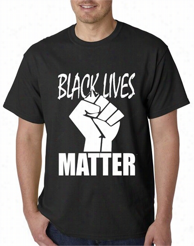 Black Livex Matter Fst Mens T-shirt